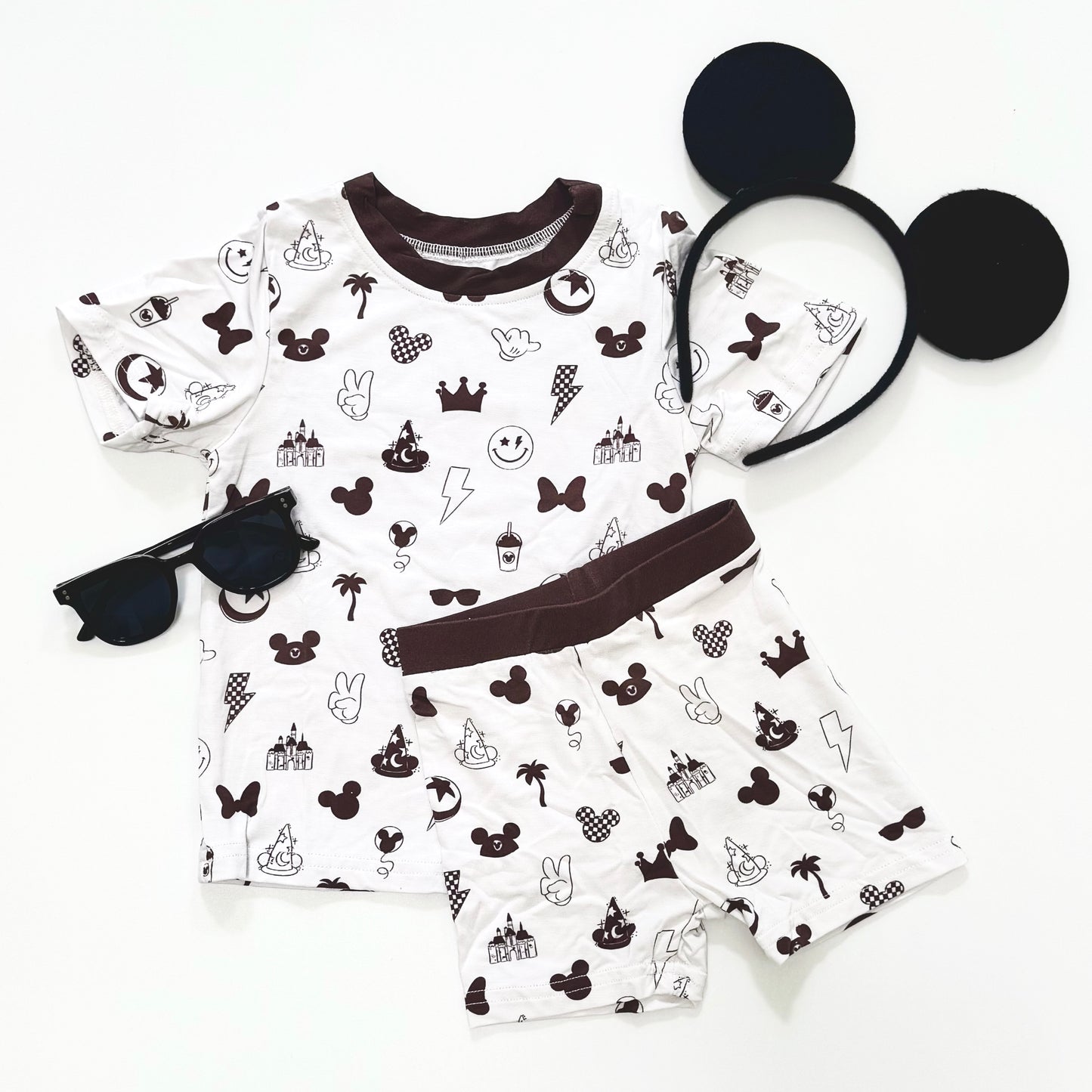 *READY TO SHIP* Magical Fun - Kids Bamboo Pajamas - Tee & Shorts Set