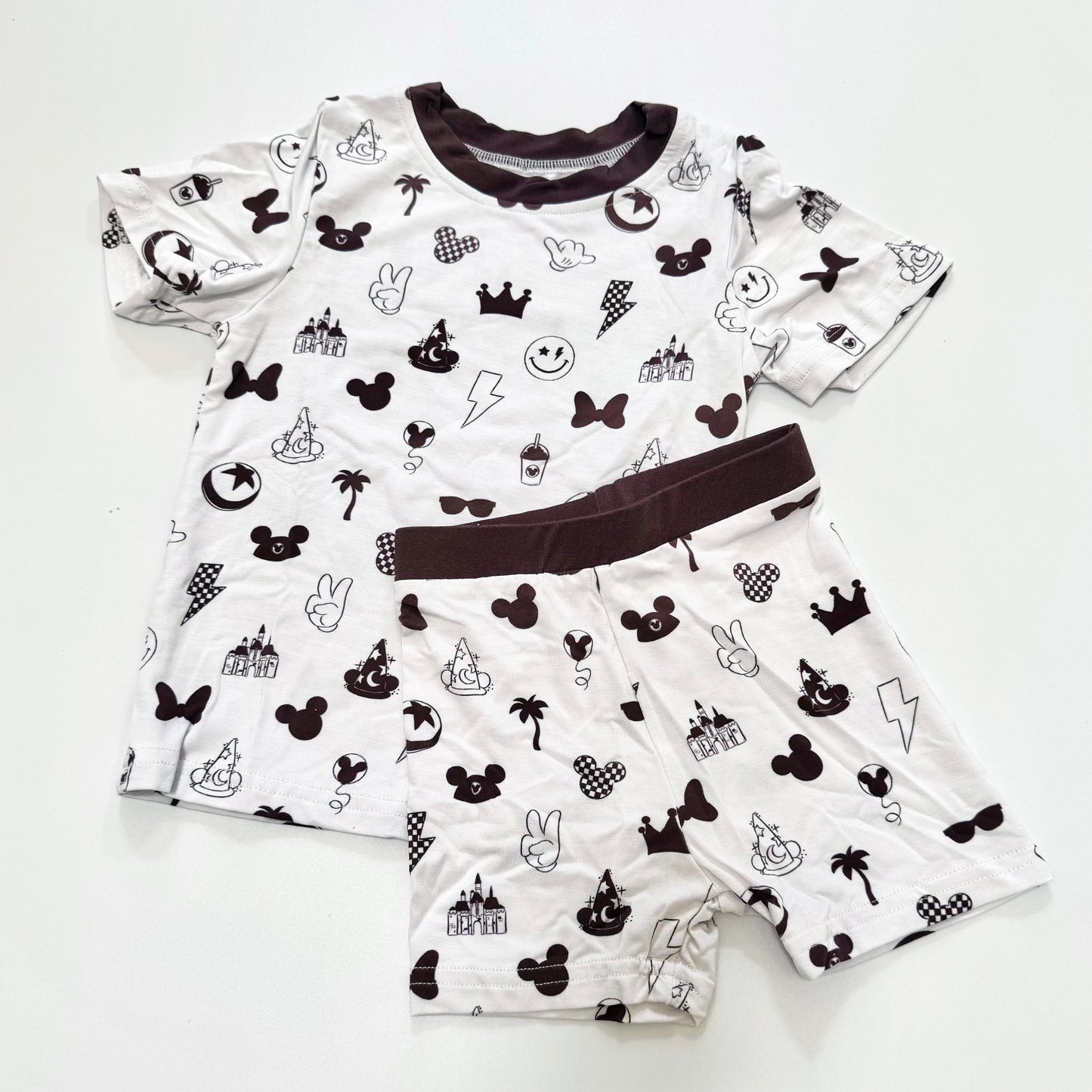 *READY TO SHIP* Magical Fun - Kids Bamboo Pajamas - Tee & Shorts Set
