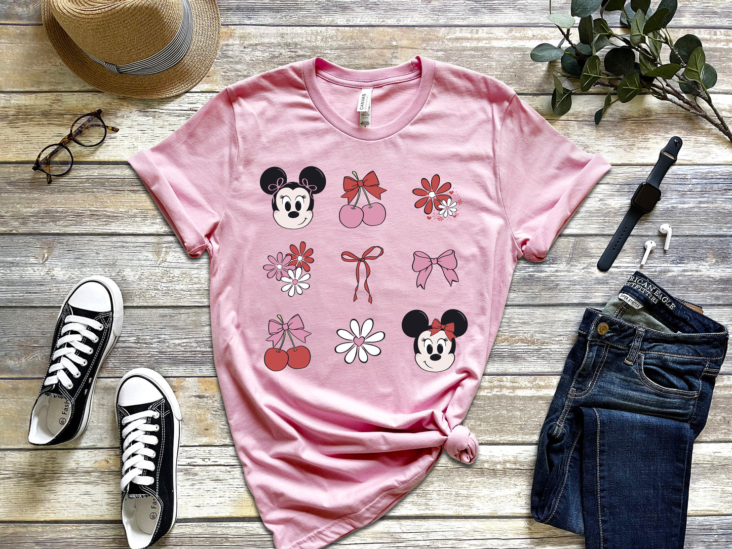 Coquette Mice Bows - T-shirt (Unisex Kids/Adult)