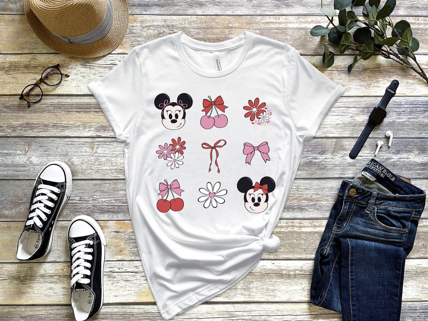 Coquette Mice Bows - T-shirt (Unisex Kids/Adult)