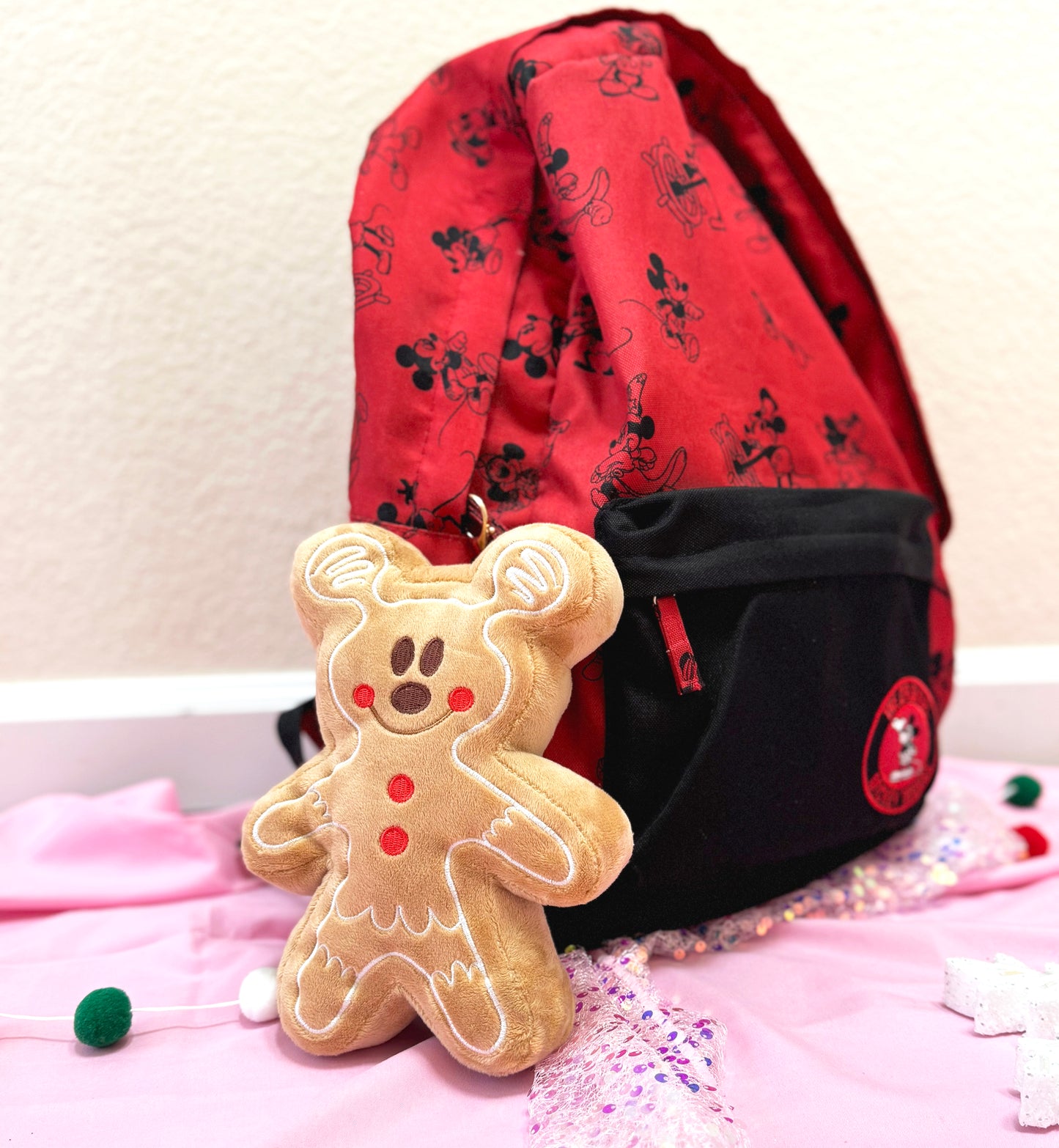 Magical Gingerbread Girl Plush Mini Pillow/Bag Charm - RTS