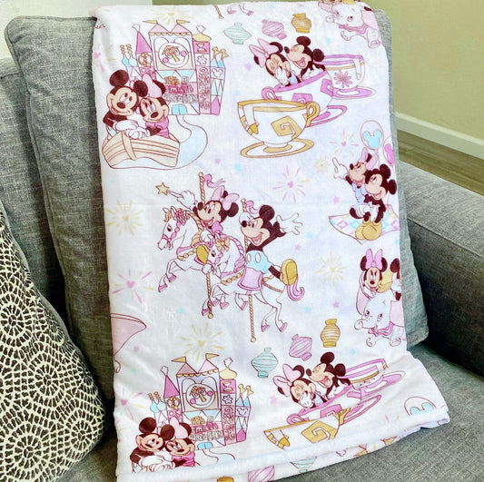 Magical Park Adventures 50x60 Minky Blanket