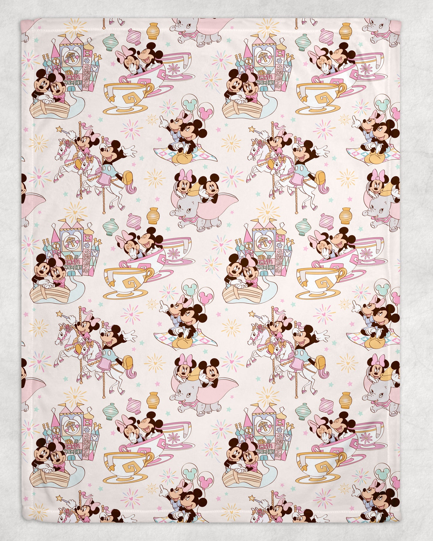 Magical Park Adventures 50x60 Minky Blanket