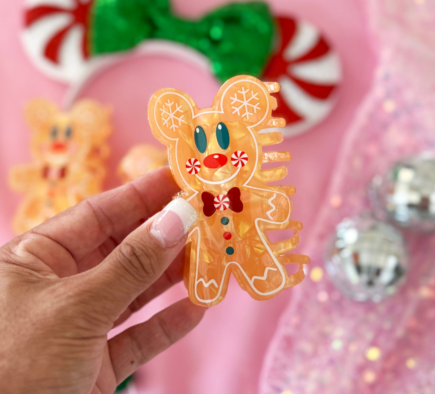 Magical Gingerbread Claw Hair Clip