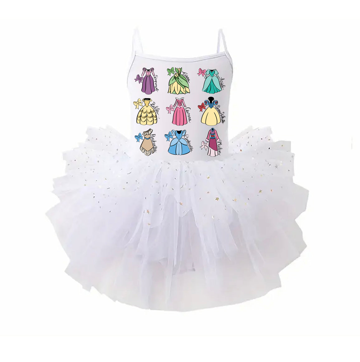 Princess Dresses - Kids Tulle Tutu Dress Leotard