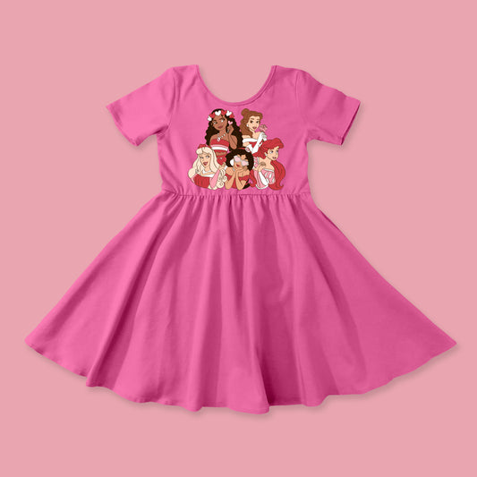 Princess Love - Kids Skater Dress