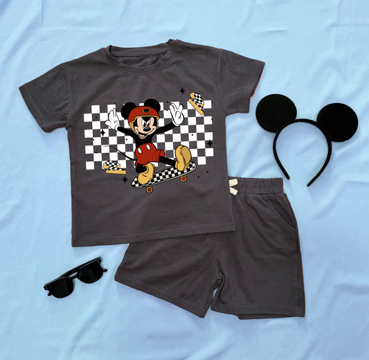 Skater Mouse - Kids Tee & Shorts Set