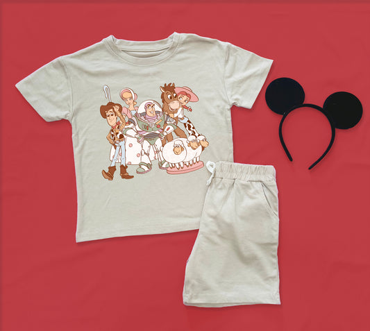 Toy Friends - Kids Tee & Shorts Set